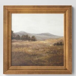 12" x 12" Prairie Land Framed Canvas Board - Threshold